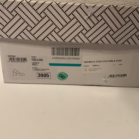 NEW Furla Viva Suede Heels IT 39.5/ US 9 - Picture 11 of 13